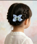 ZENORI Little Butterfly Bow Clip — Periwinkle