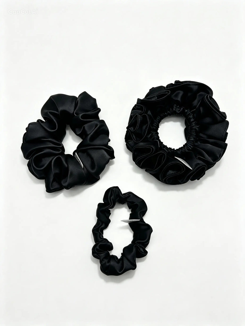 The 3-Piece Black Deluxe Ruffle Set