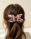 ZENORI Little Butterfly Bow Clip — Dusty Rose