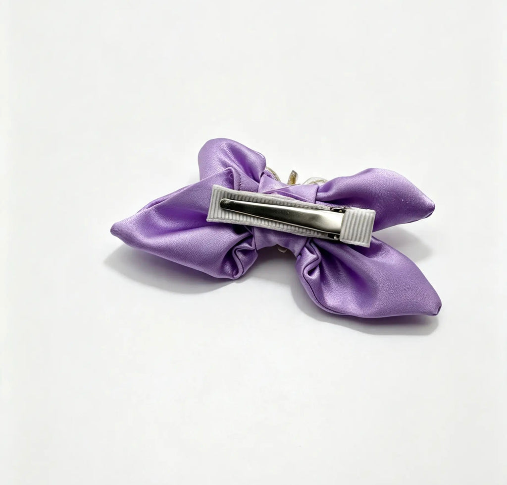 ZENORI Little Butterfly Bow Clip — Lavender
