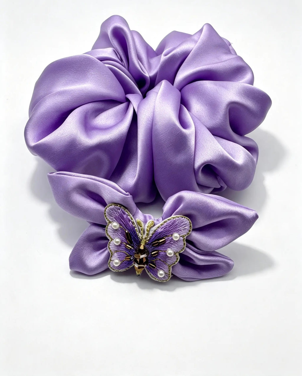The Mom & Me Silk Set — Lavender