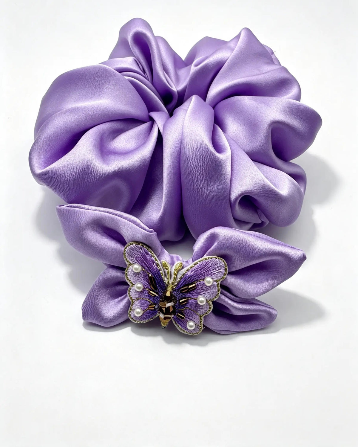 The Mom & Me Silk Set — Lavender