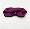 The Slumber Silk Eye Mask — Deep Plum