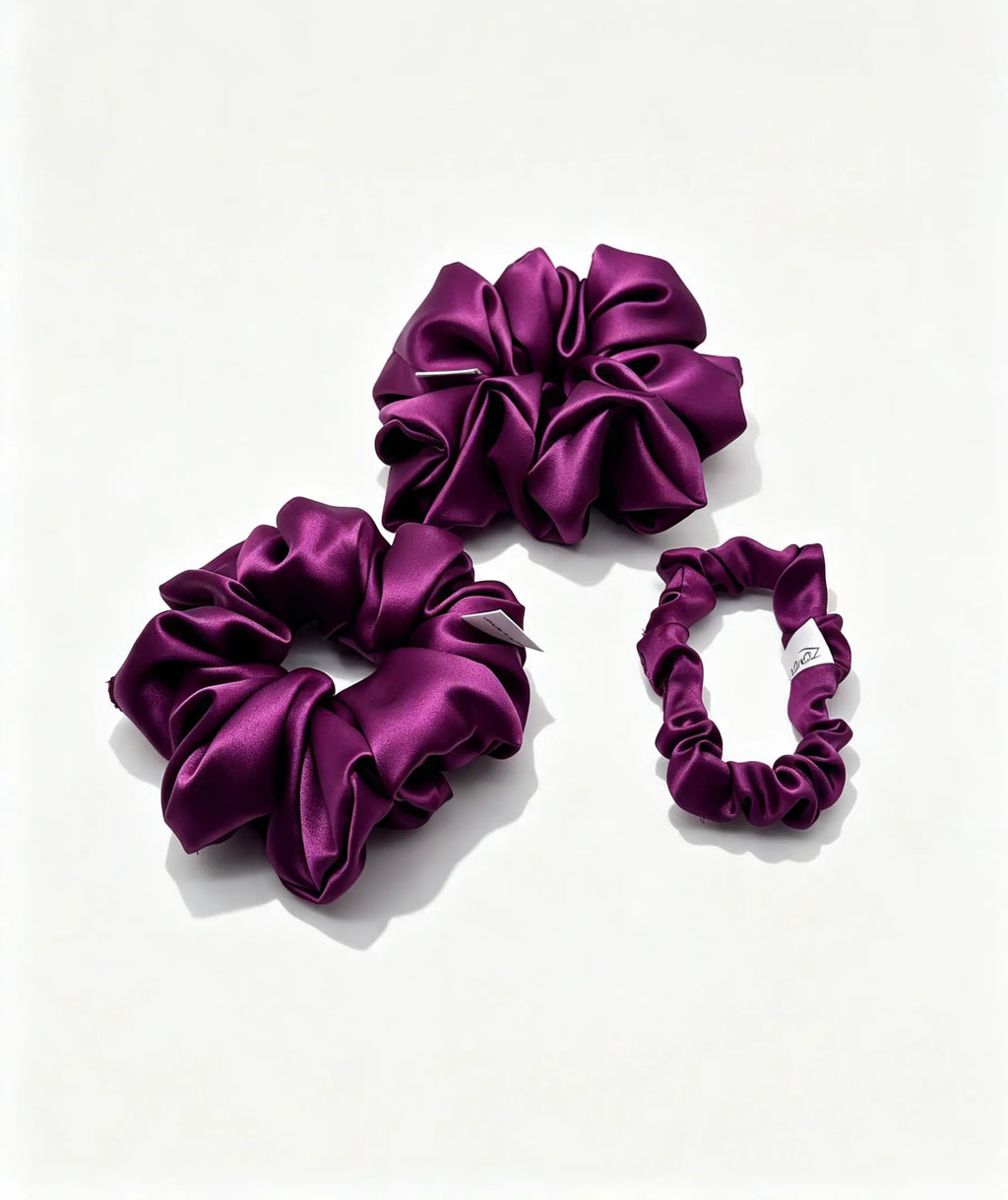 The Plum Silk Set